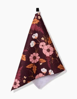 GEOMETRY In The Oaks Tea Towel