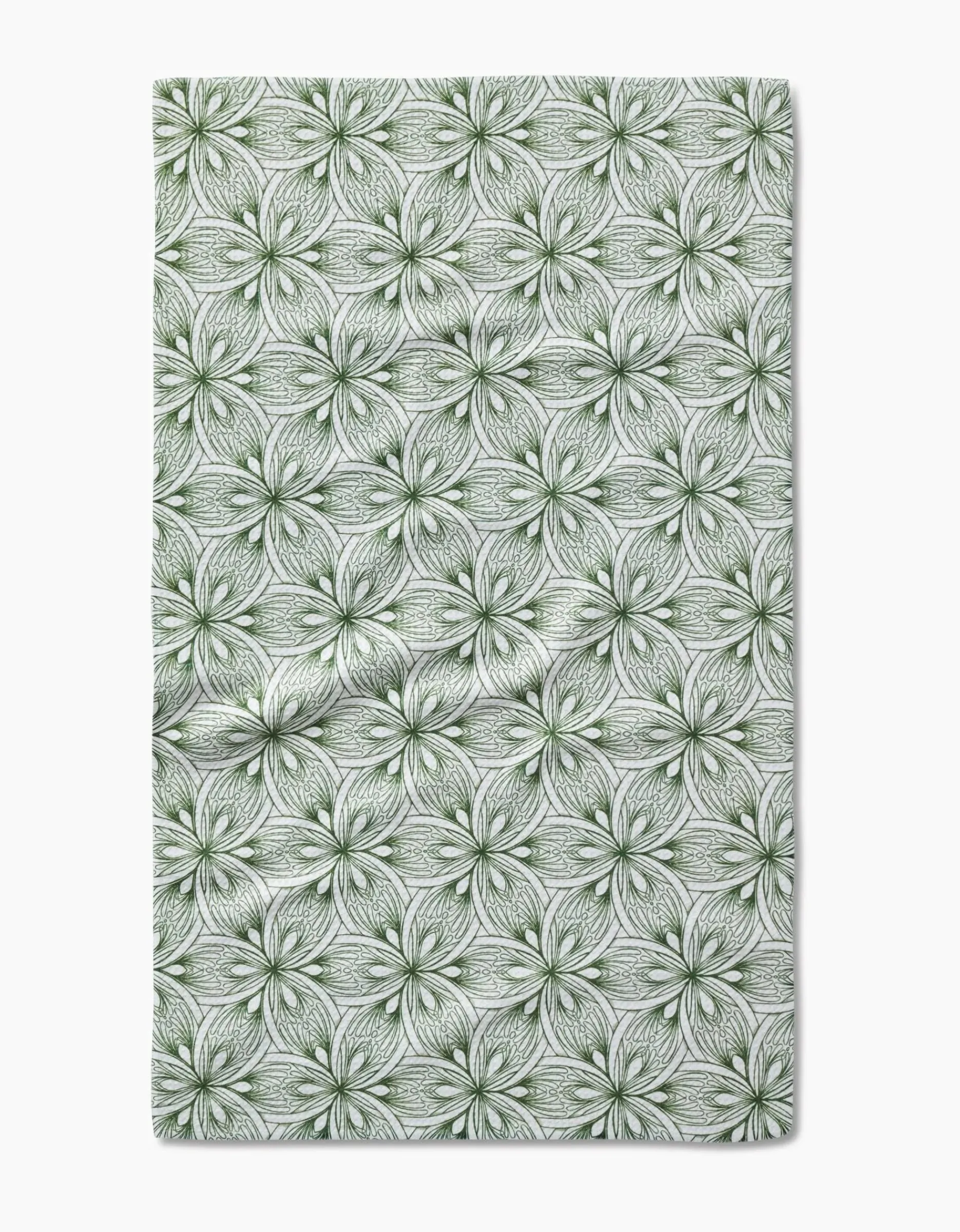 GEOMETRY Interlaced Petals Tea Towel
