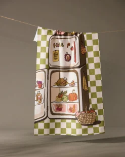 GEOMETRY Is It Fall Yet Tea Towel