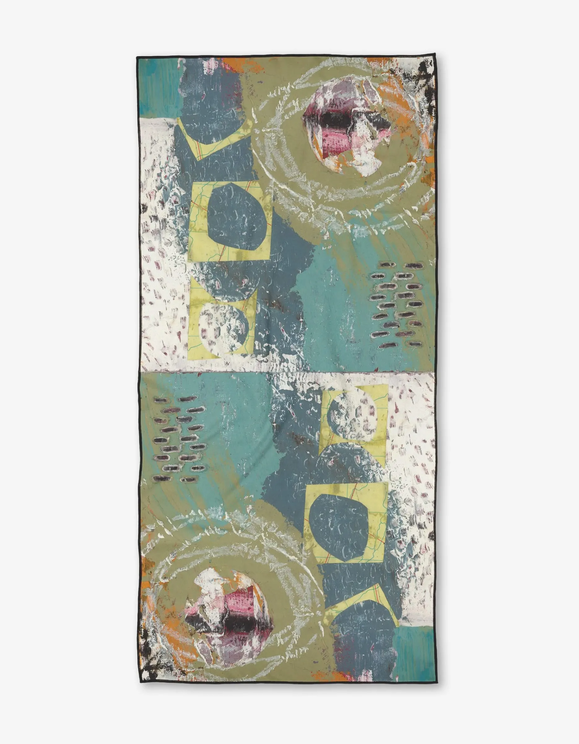 GEOMETRY It's All In a Day's Work Beach Towel