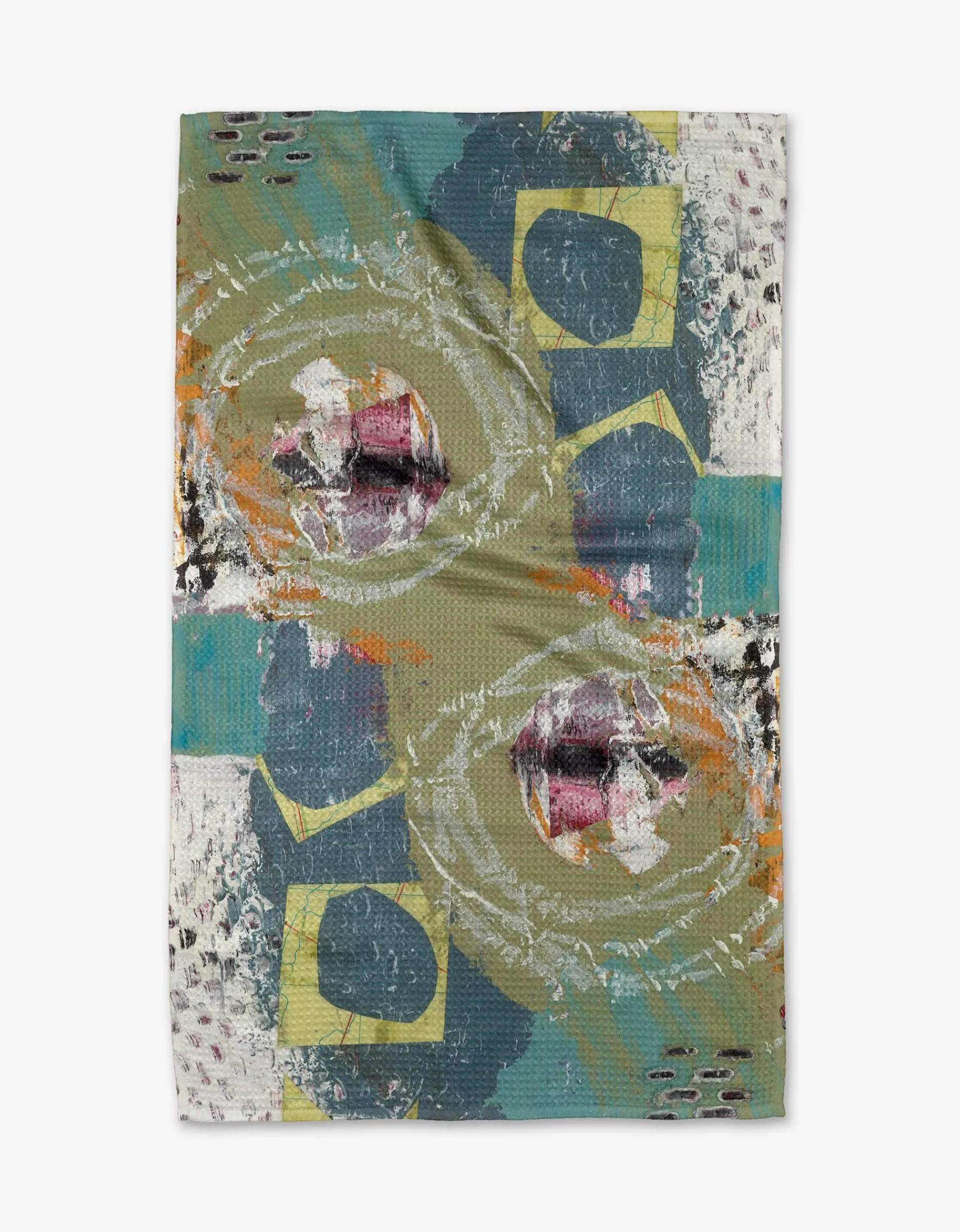 GEOMETRY It's All In a Day's Work Tea Towel