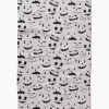 GEOMETRY Jack O Lantern Cream Tea Towel
