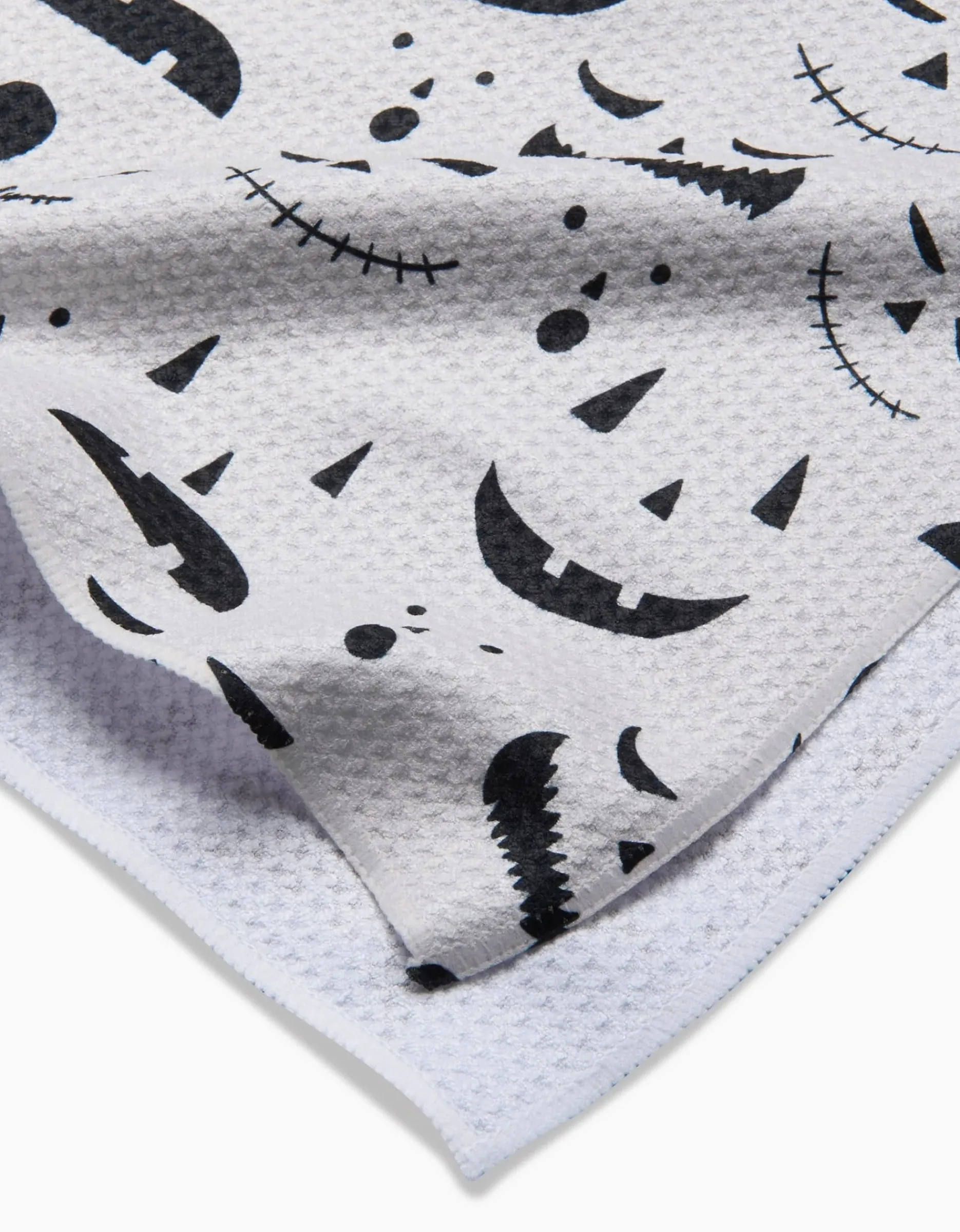 GEOMETRY Jack O Lantern Cream Tea Towel