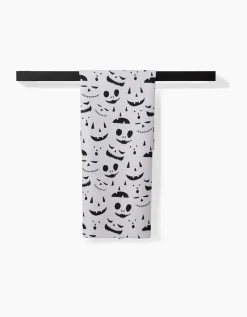 GEOMETRY Jack O Lantern Cream Tea Towel