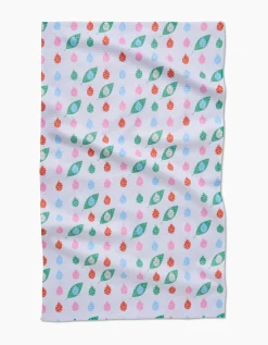 GEOMETRY Ladybug Leaf Tea Towel