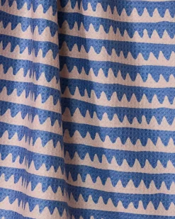 GEOMETRY Lav Double-Sided Tea Towel