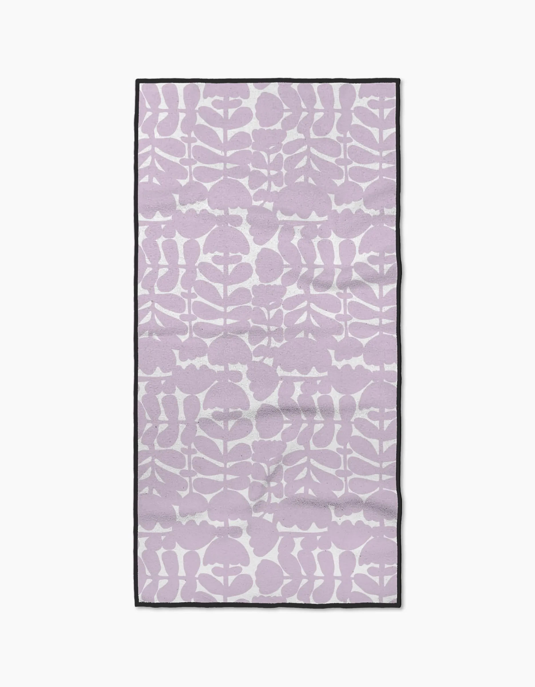 GEOMETRY Lavender Scandi Flowers Fitness Towel