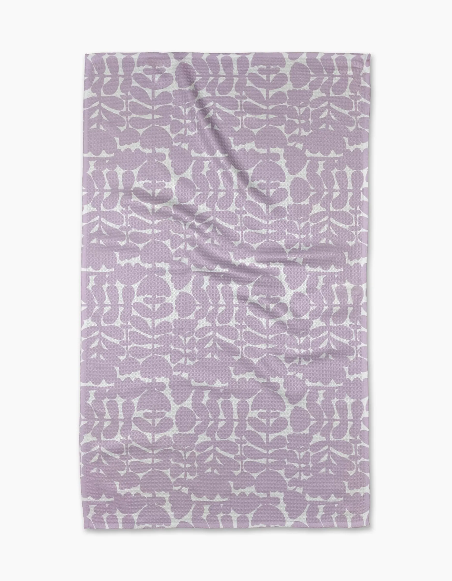 GEOMETRY Lavender Scandi Flowers Tea Towel