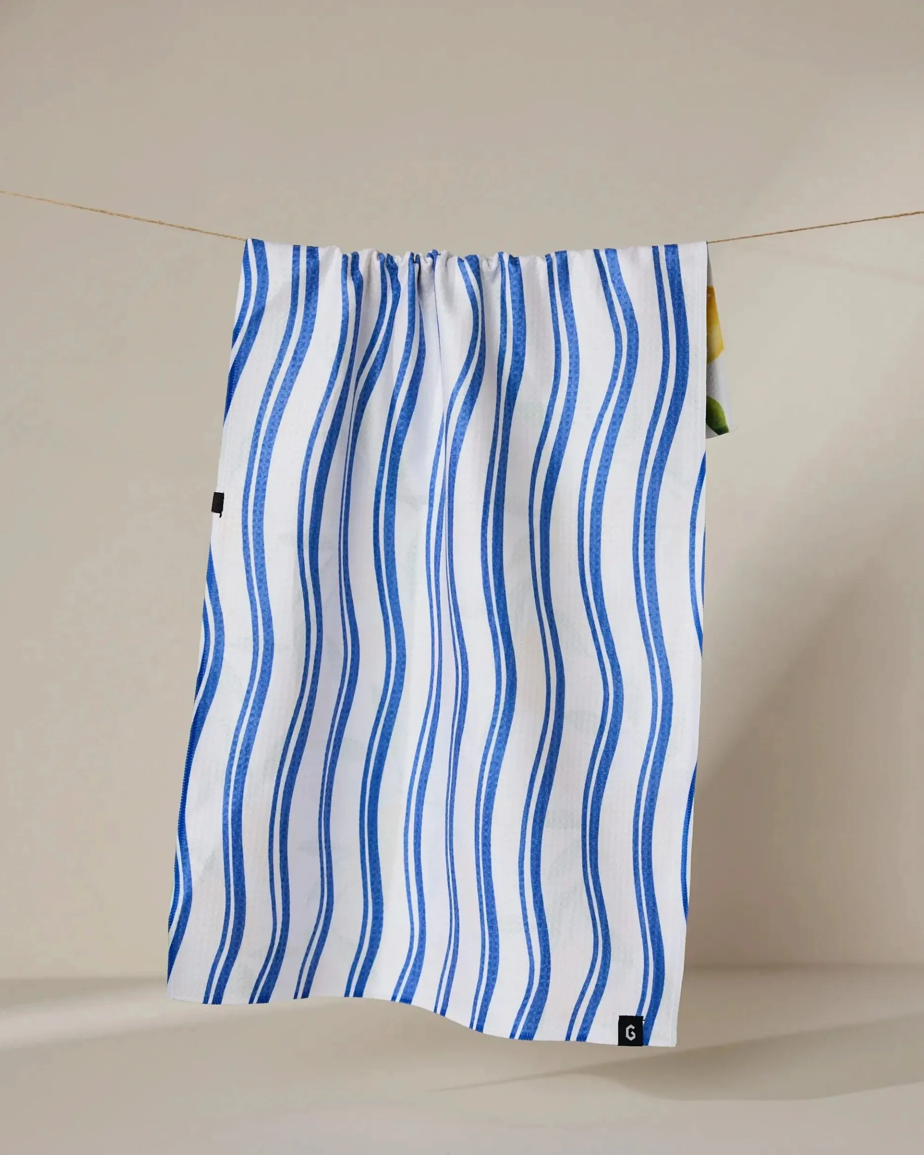 GEOMETRY Lemon Bliss Double-Sided Tea Towel