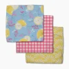 GEOMETRY Lemon Pop Dishcloth Set