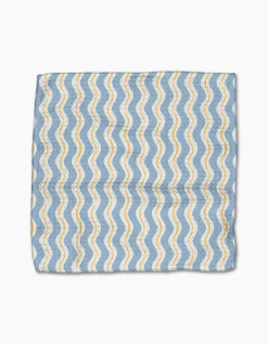 GEOMETRY Lemon Waves Dishcloth Set