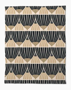 GEOMETRY Letitia Dark Butter Blanket