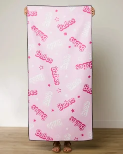 GEOMETRY Let's Go Party Beach Towel