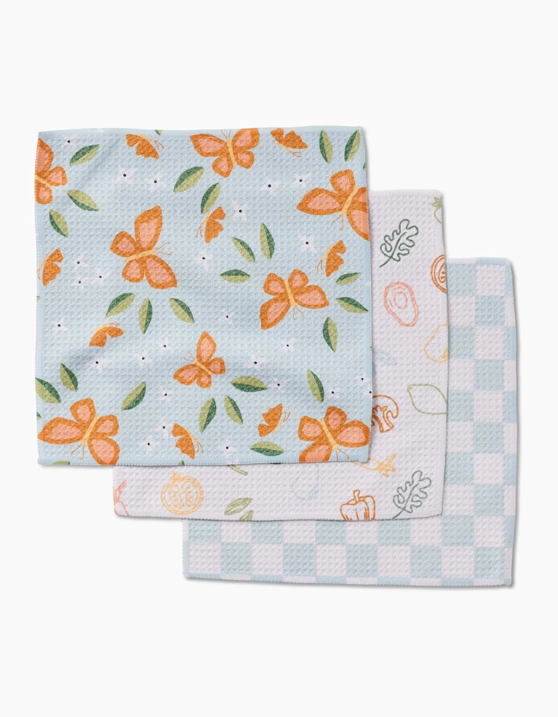 GEOMETRY Life is Beautiful Dishcloth Set