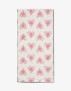 GEOMETRY Life Line Hearts Bar Towel