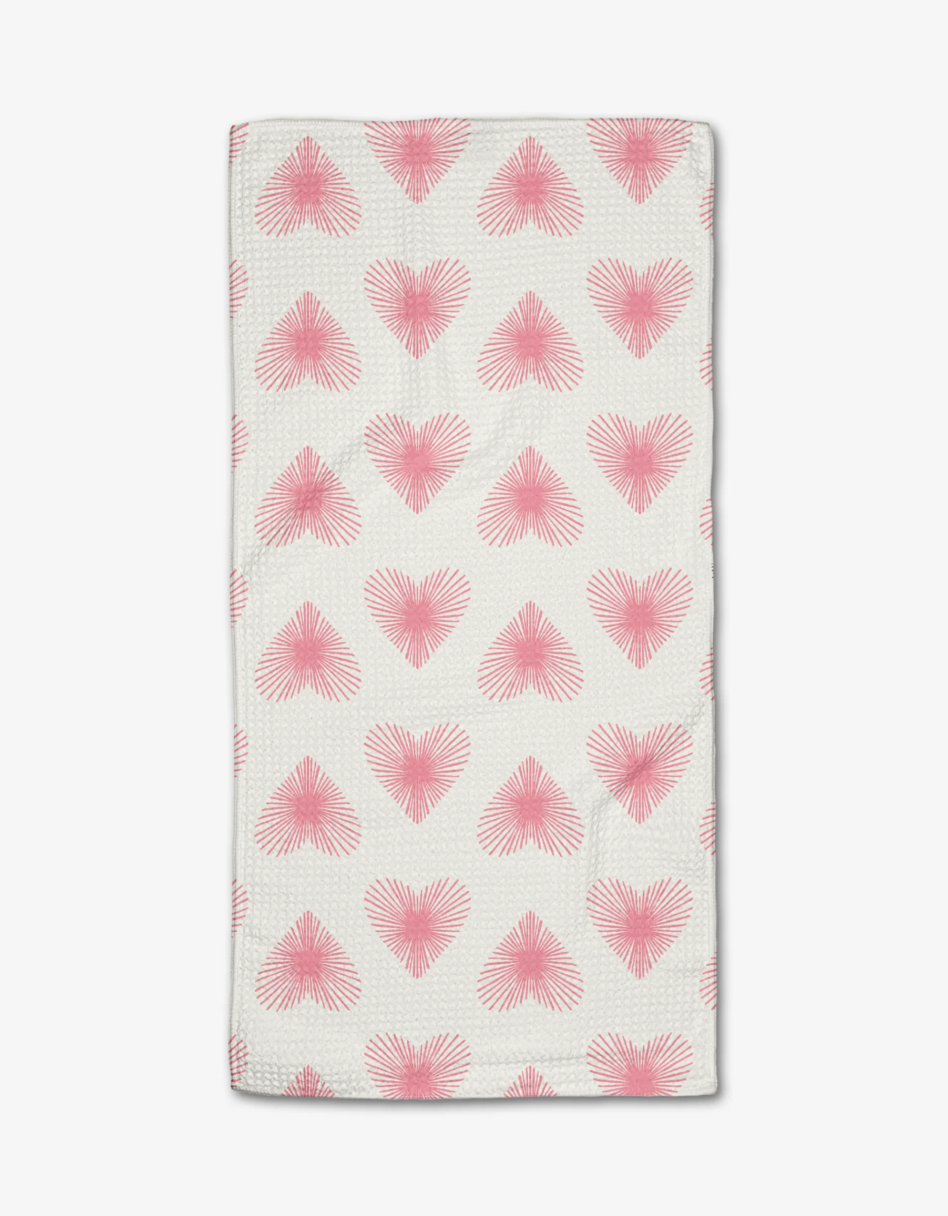 GEOMETRY Life Line Hearts Bar Towel