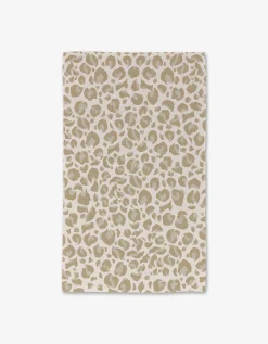 GEOMETRY Light Leopard Luxe Hand Towel