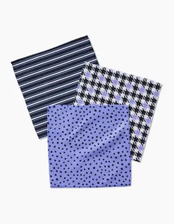 GEOMETRY Lilac Schemes Dishcloth Set