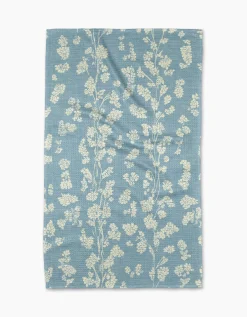 GEOMETRY Lilou Light Blue Tea Towel