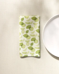 GEOMETRY Limes Dinner Napkin Set