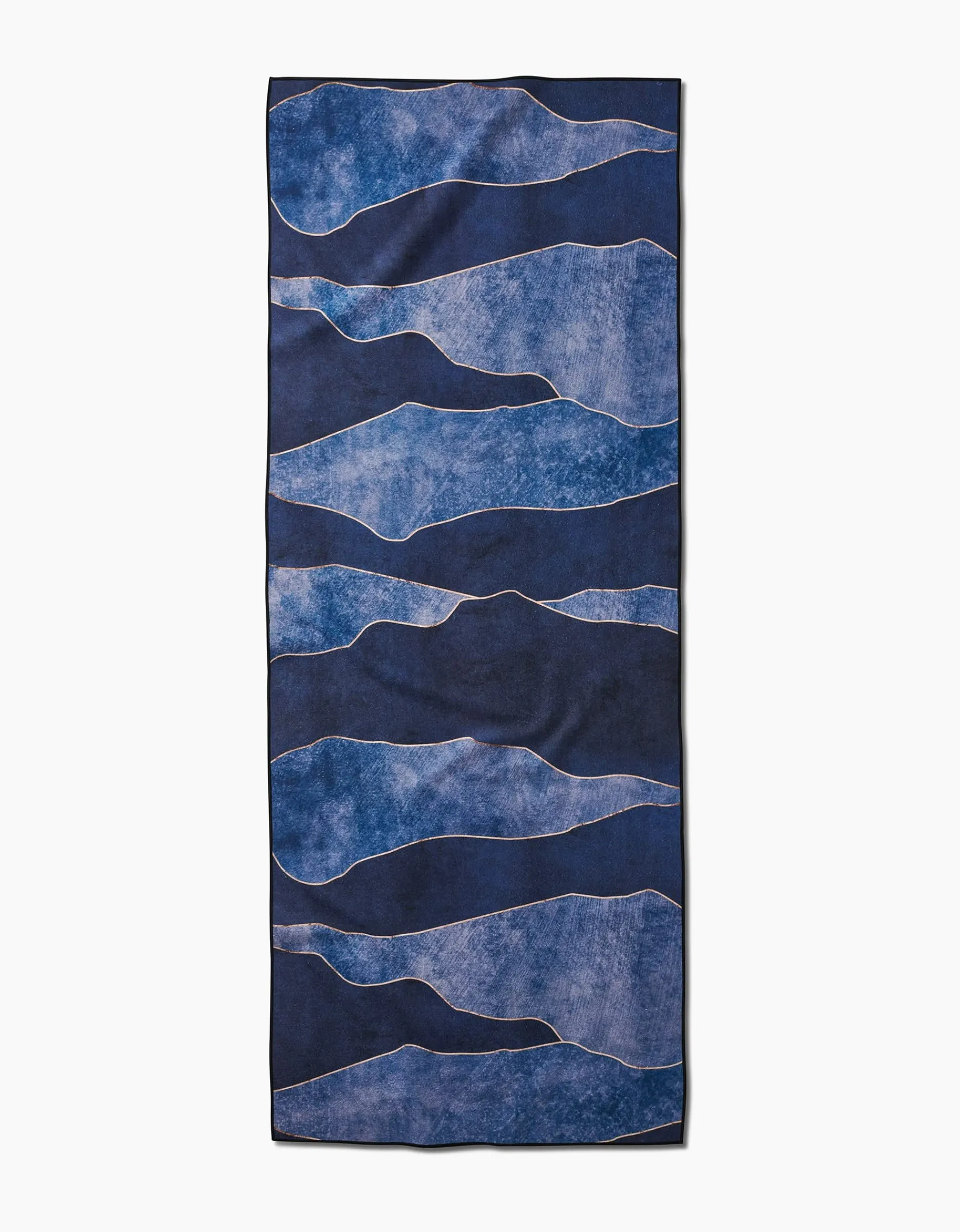 GEOMETRY Lined With Gold Yoga Towel