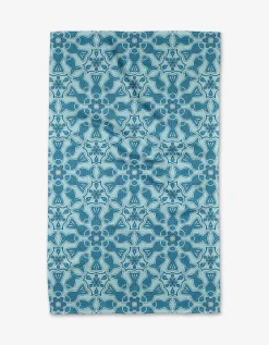 GEOMETRY Little Fish Mandala Tea Towel