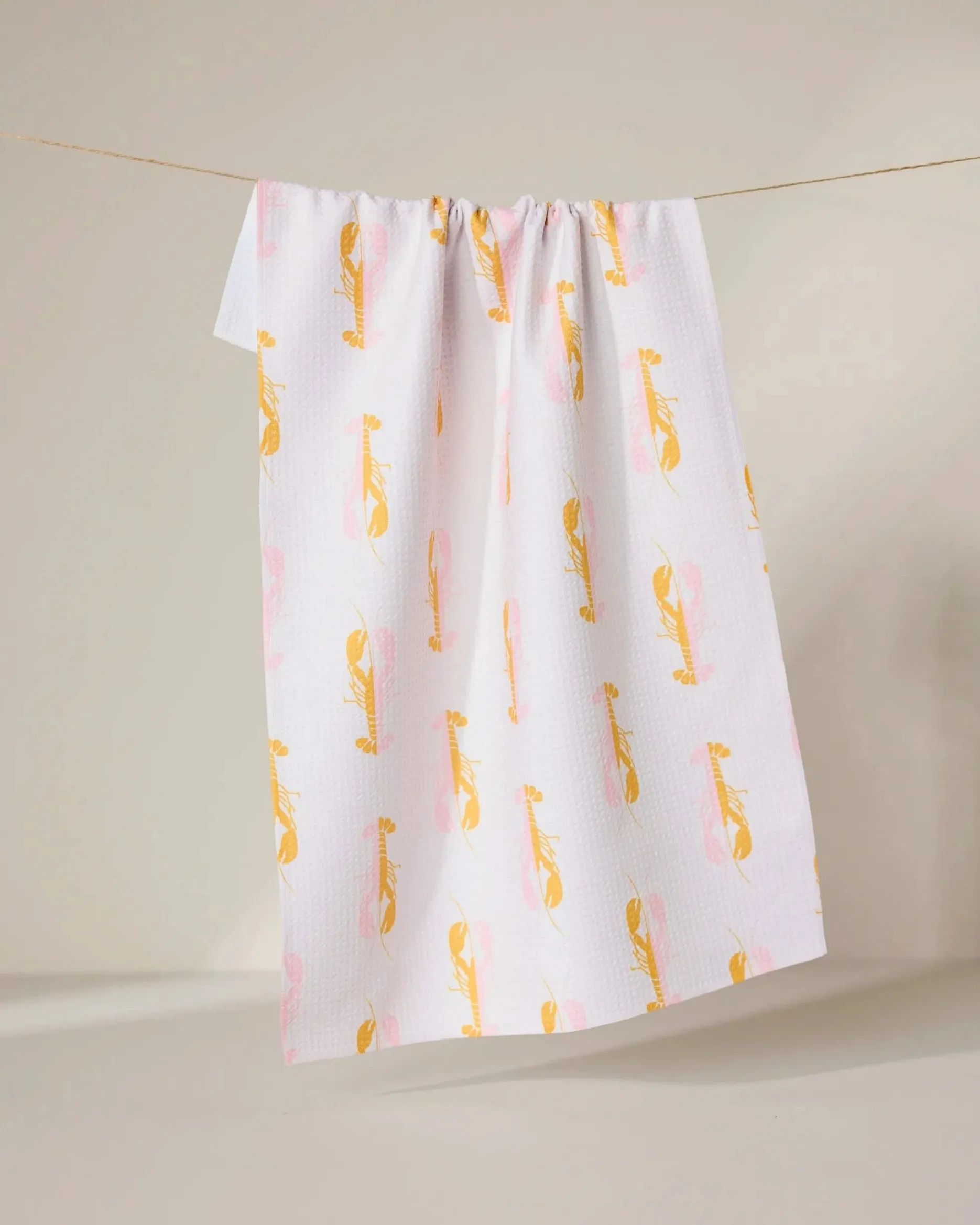 GEOMETRY Lobster Love Tea Towel