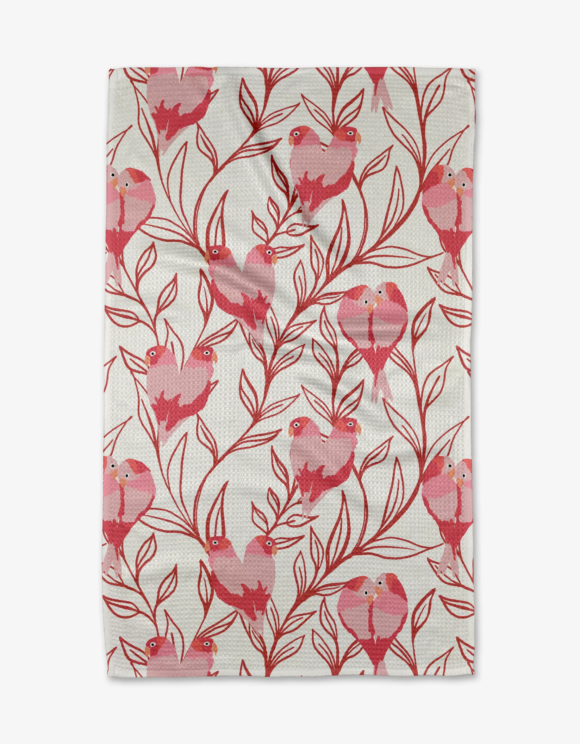 GEOMETRY Love Birds Tea Towel