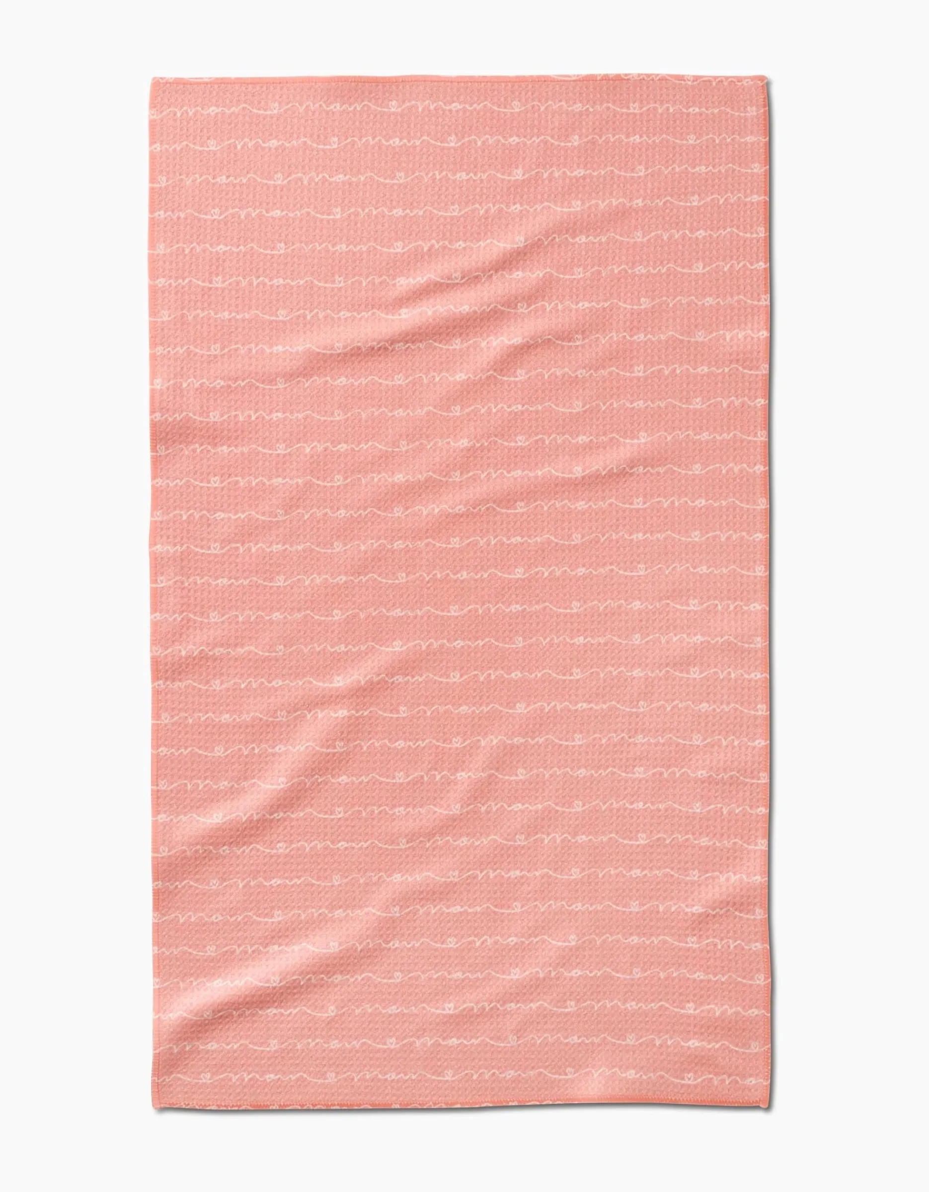 GEOMETRY Love of Mom Tea Towel