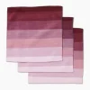 GEOMETRY Mauve Levels Luxe Washcloth Set