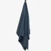 GEOMETRY Midnight Blue Waffle Bath Towel