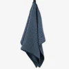 GEOMETRY Midnight Blue Waffle Hand Towel