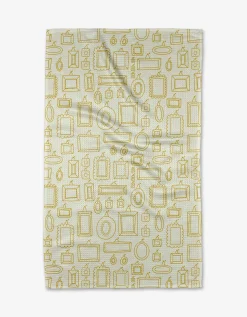 GEOMETRY Mirror Mirror Tea Towel