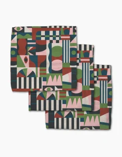 GEOMETRY Modern Bauhaus Mood Dishcloth Set