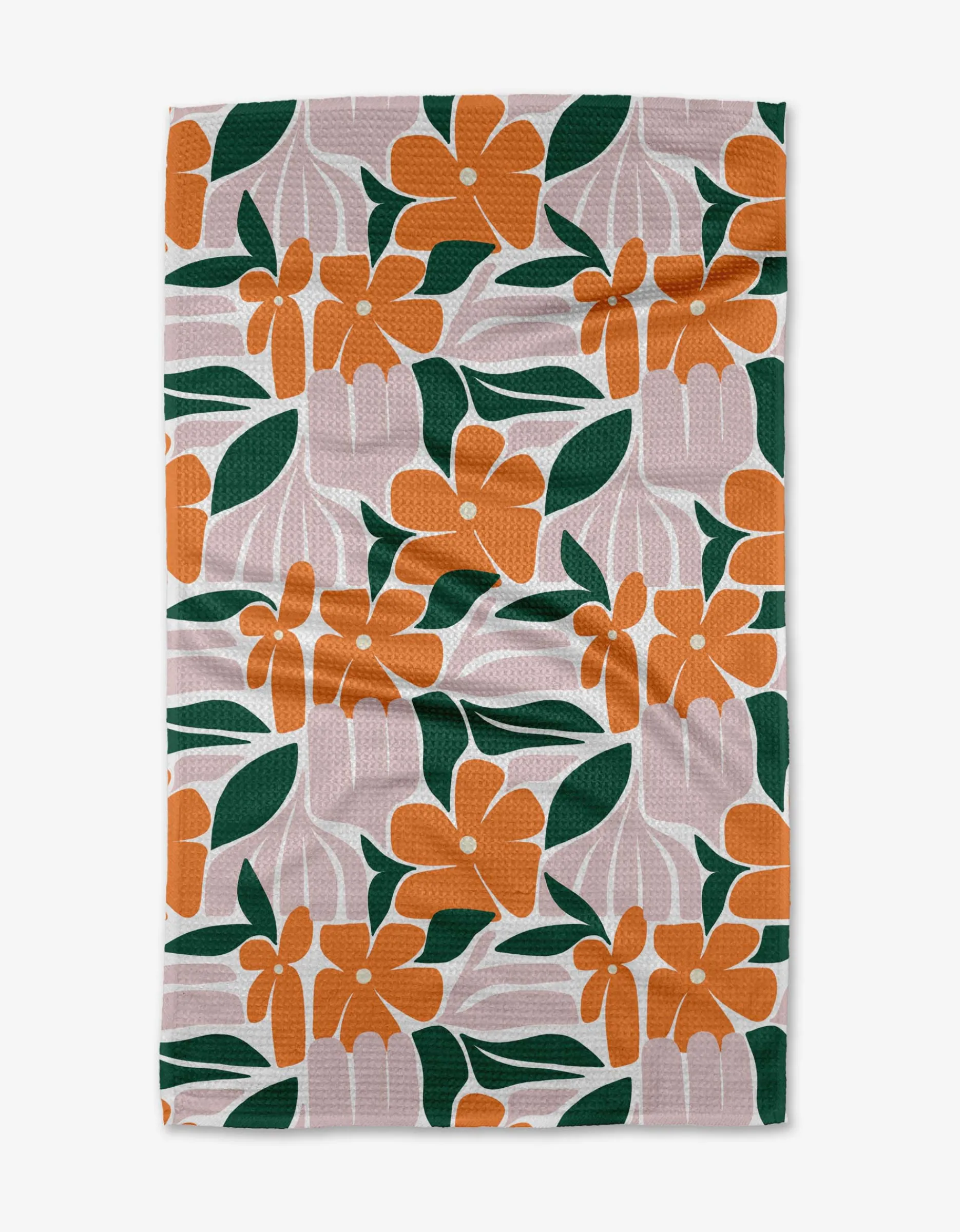 GEOMETRY Modern Floral Tea Towel