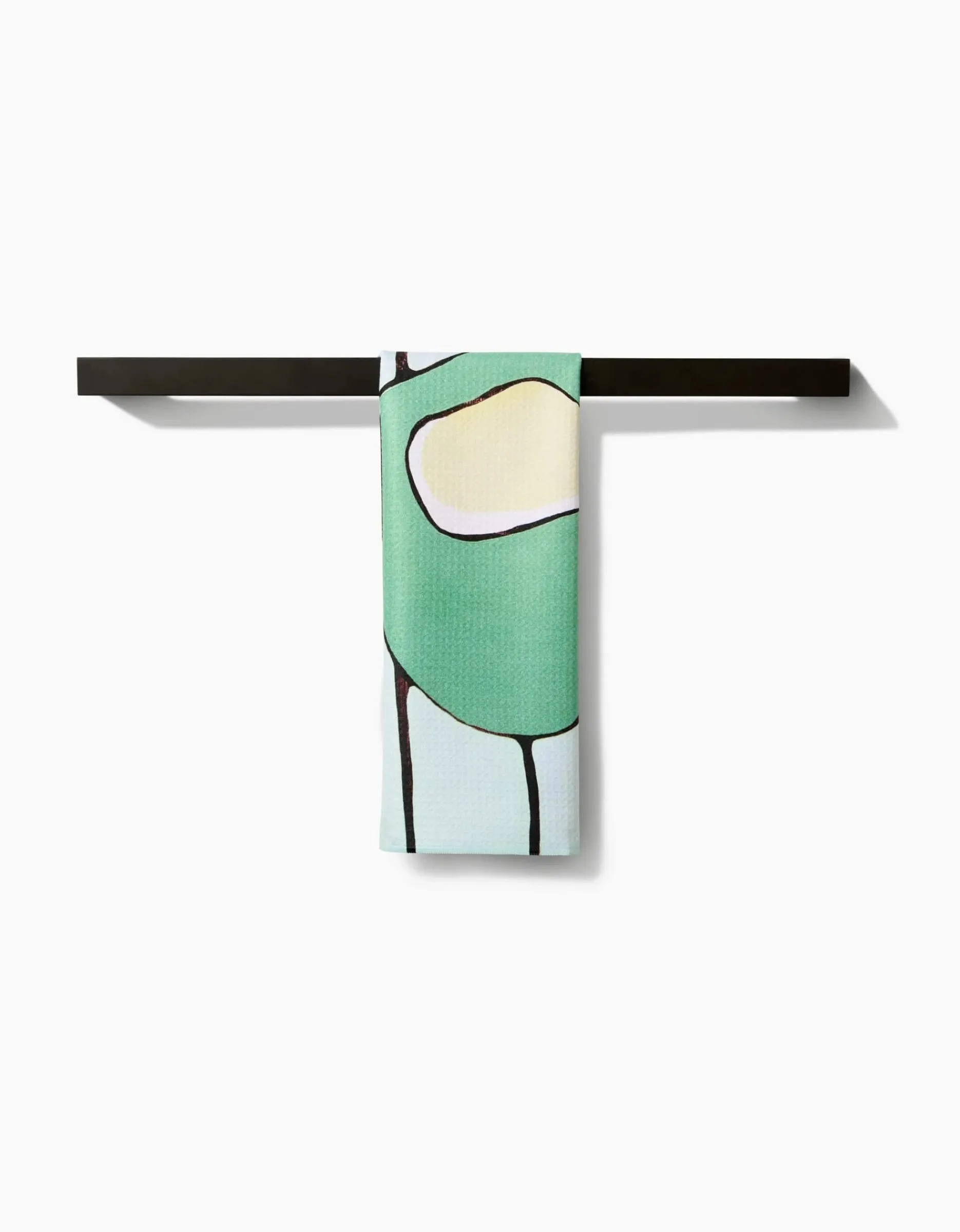 GEOMETRY Modern Poppy Tea Towel