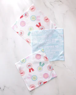GEOMETRY Mom Mantra Dishcloth Set