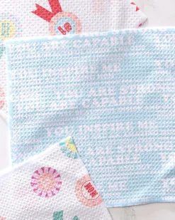 GEOMETRY Mom Mantra Dishcloth Set