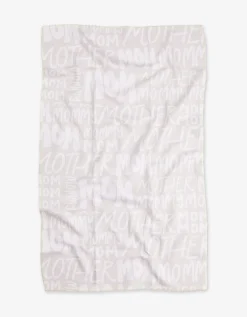 GEOMETRY Mom Tea Towel