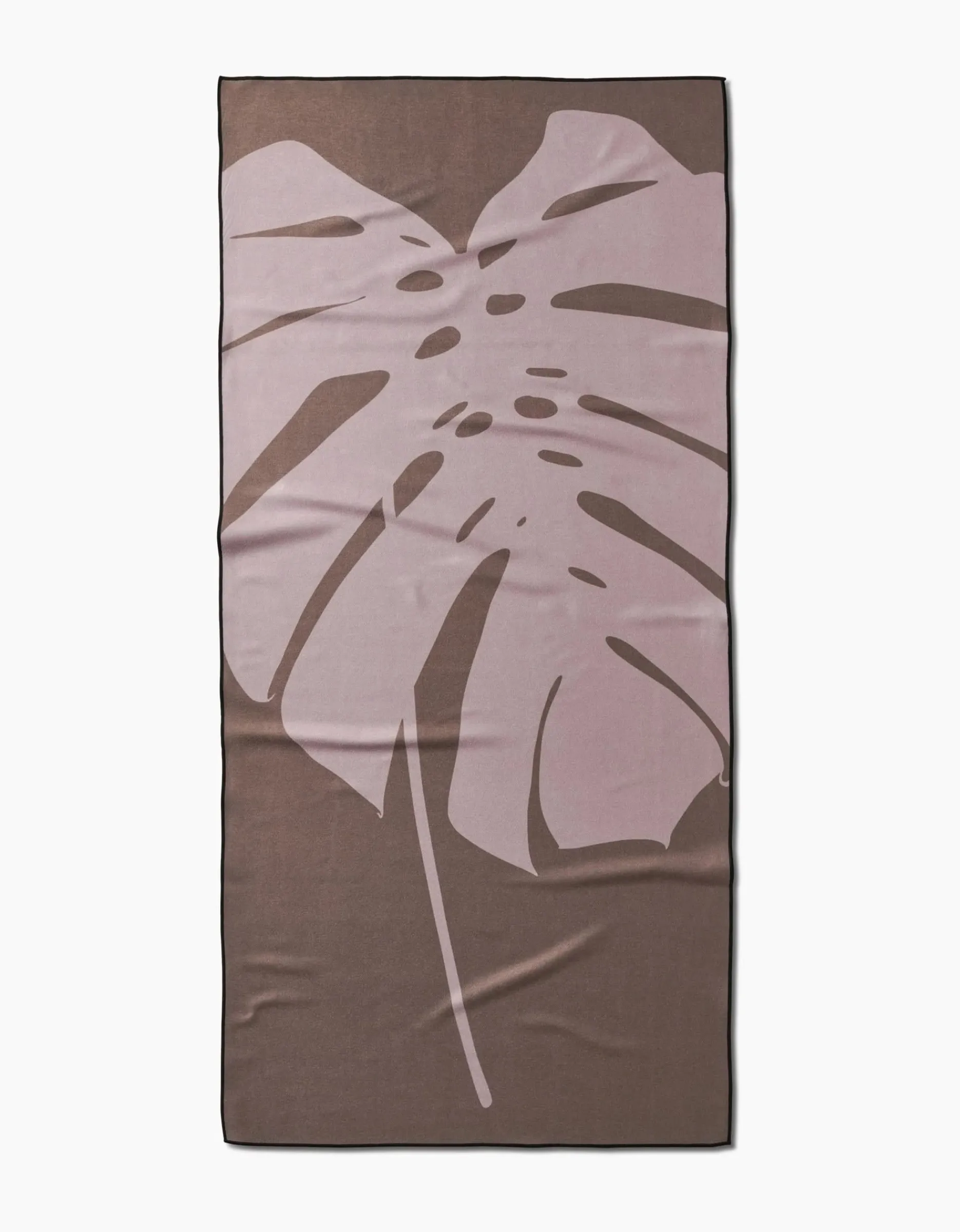 GEOMETRY Monstera Leaf Beach Towel