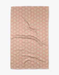 GEOMETRY Moth Geometric Tea Towel