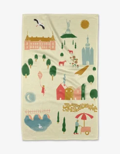 GEOMETRY Motherland Tea Towel