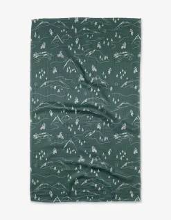 GEOMETRY Mountain Biking Tea Towel