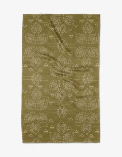 GEOMETRY Mountain Bloom Tea Towel