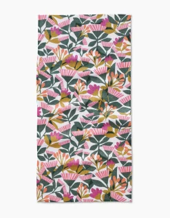 GEOMETRY Moxie Mauve Bar Towel