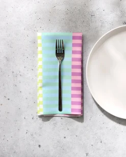 GEOMETRY Neon Nights Dinner Napkin Set