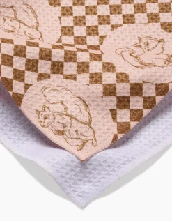 GEOMETRY Nuts About You Tea Towel