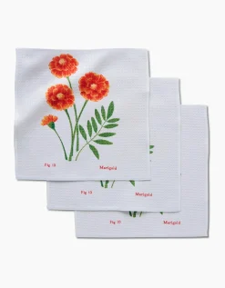 GEOMETRY October Marigold Dishcloth Set