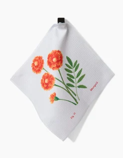 GEOMETRY October Marigold Dishcloth Set