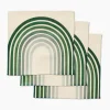 GEOMETRY Olive Arches Luxe Washcloth Set